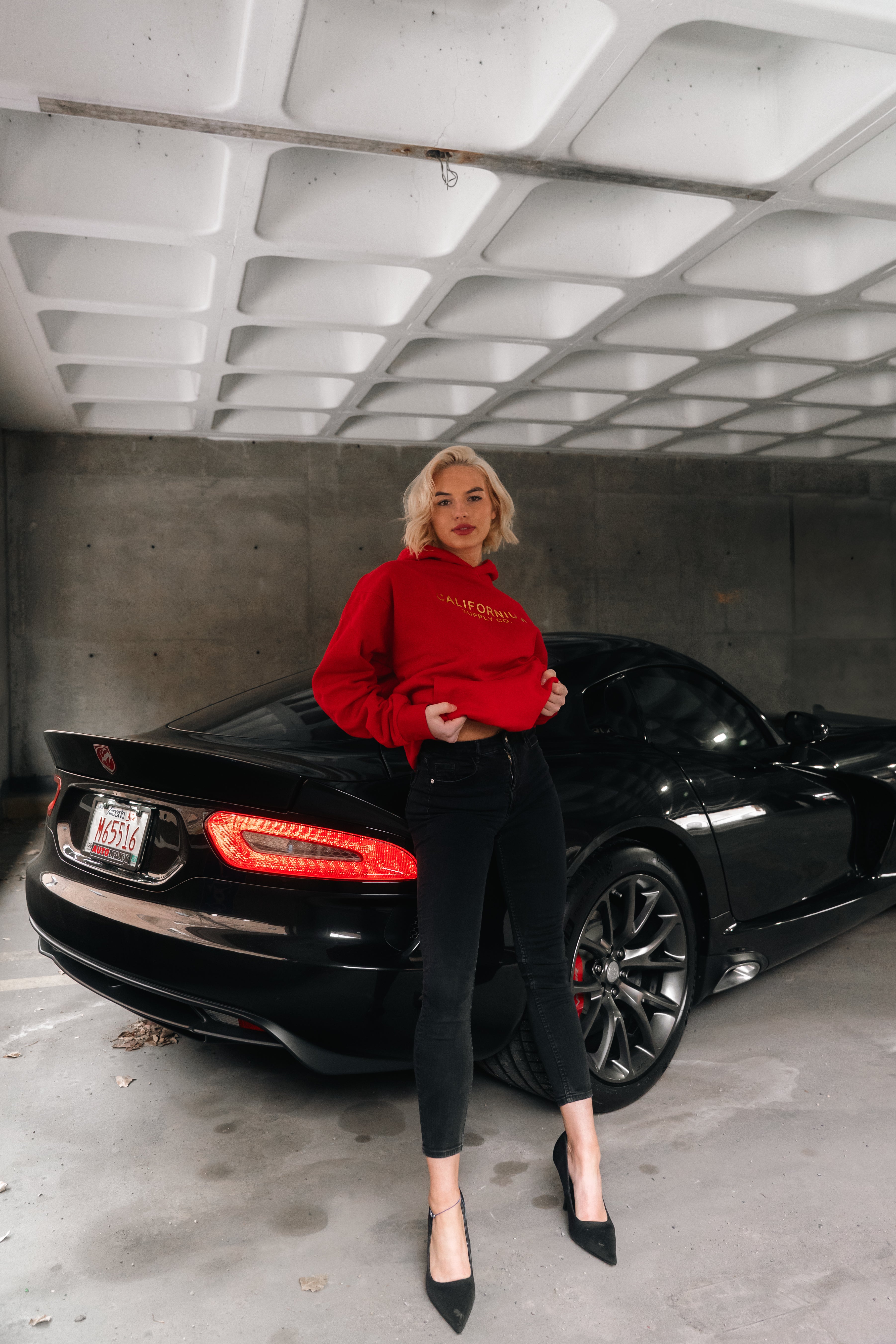 Rosso Red Enclave Relaxed Hoodie