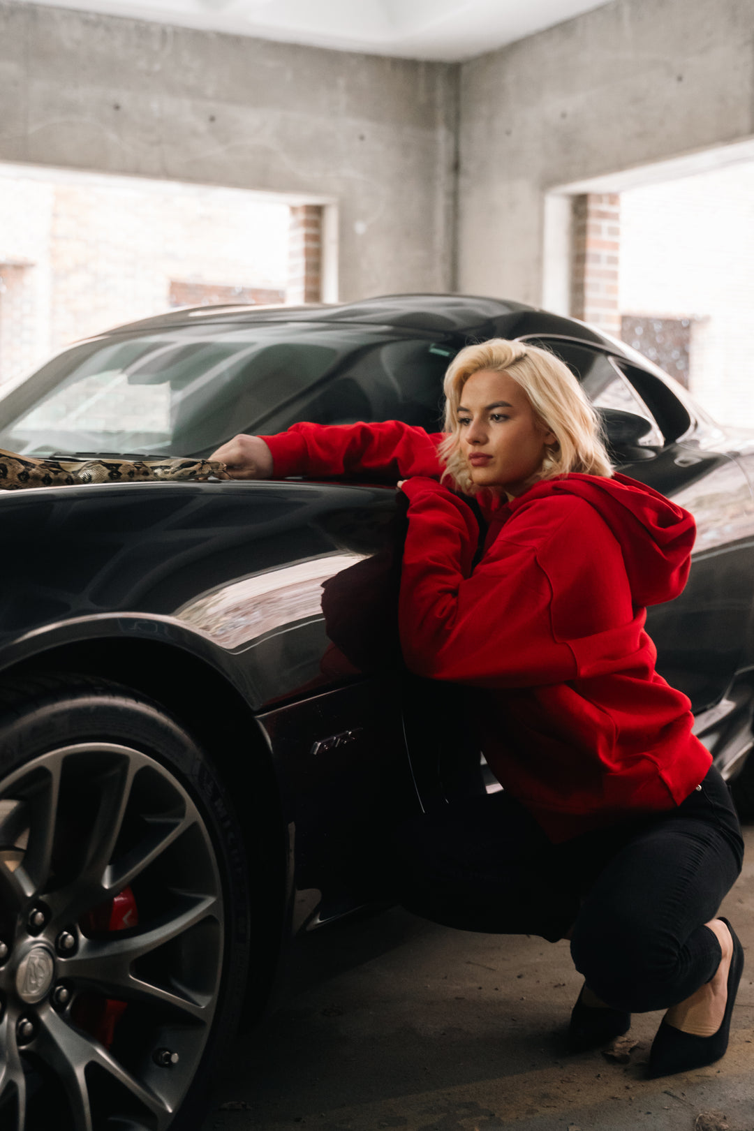 Rosso Red Enclave Relaxed Hoodie